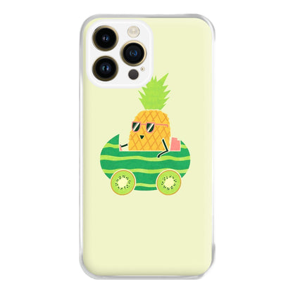 Summer Drive Pineapple Phone Case