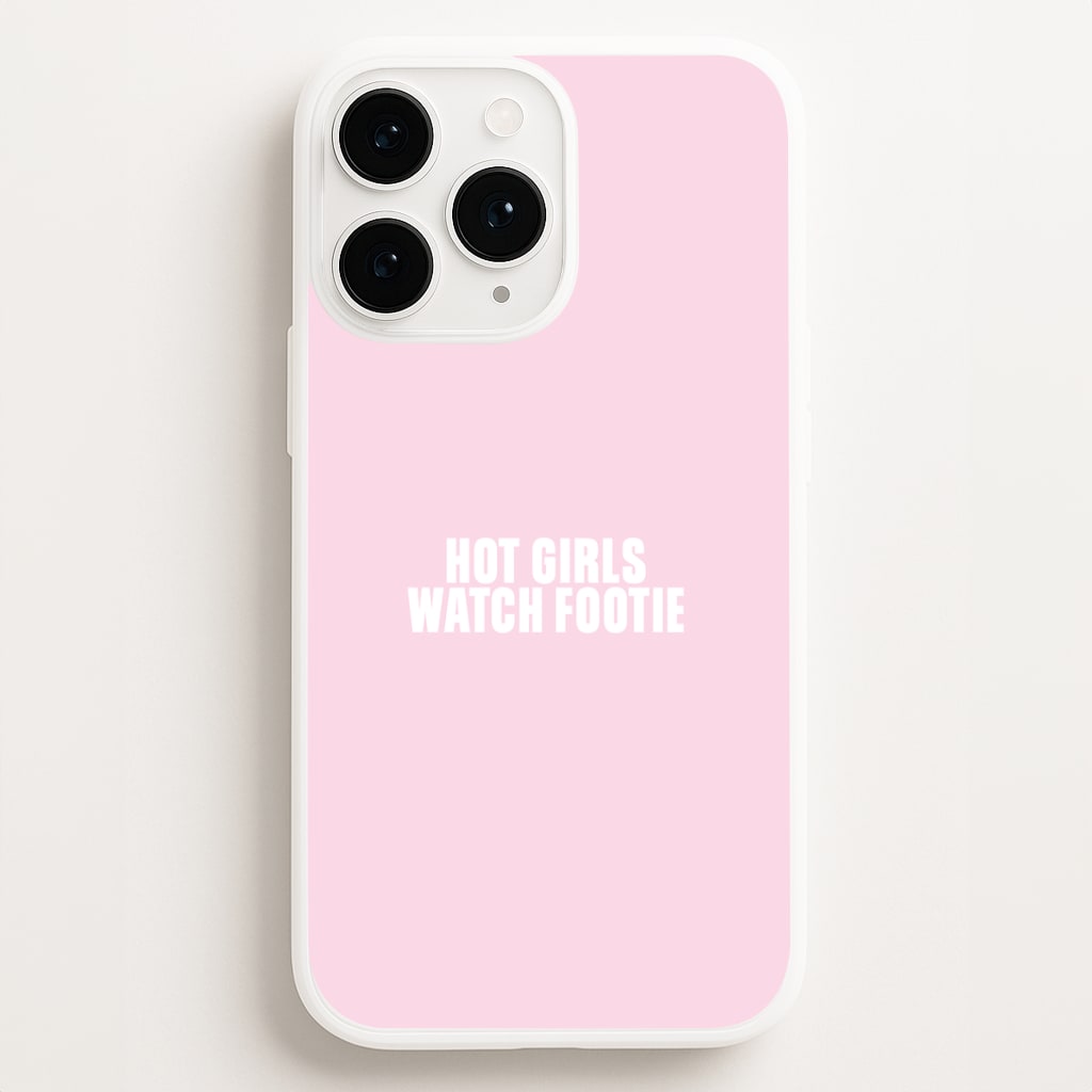 Hot Girls Watch Footie iPhone 16 Pro Case