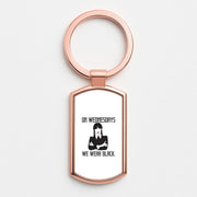 On Wednesdays We Wear Black Luxury Keyring 4