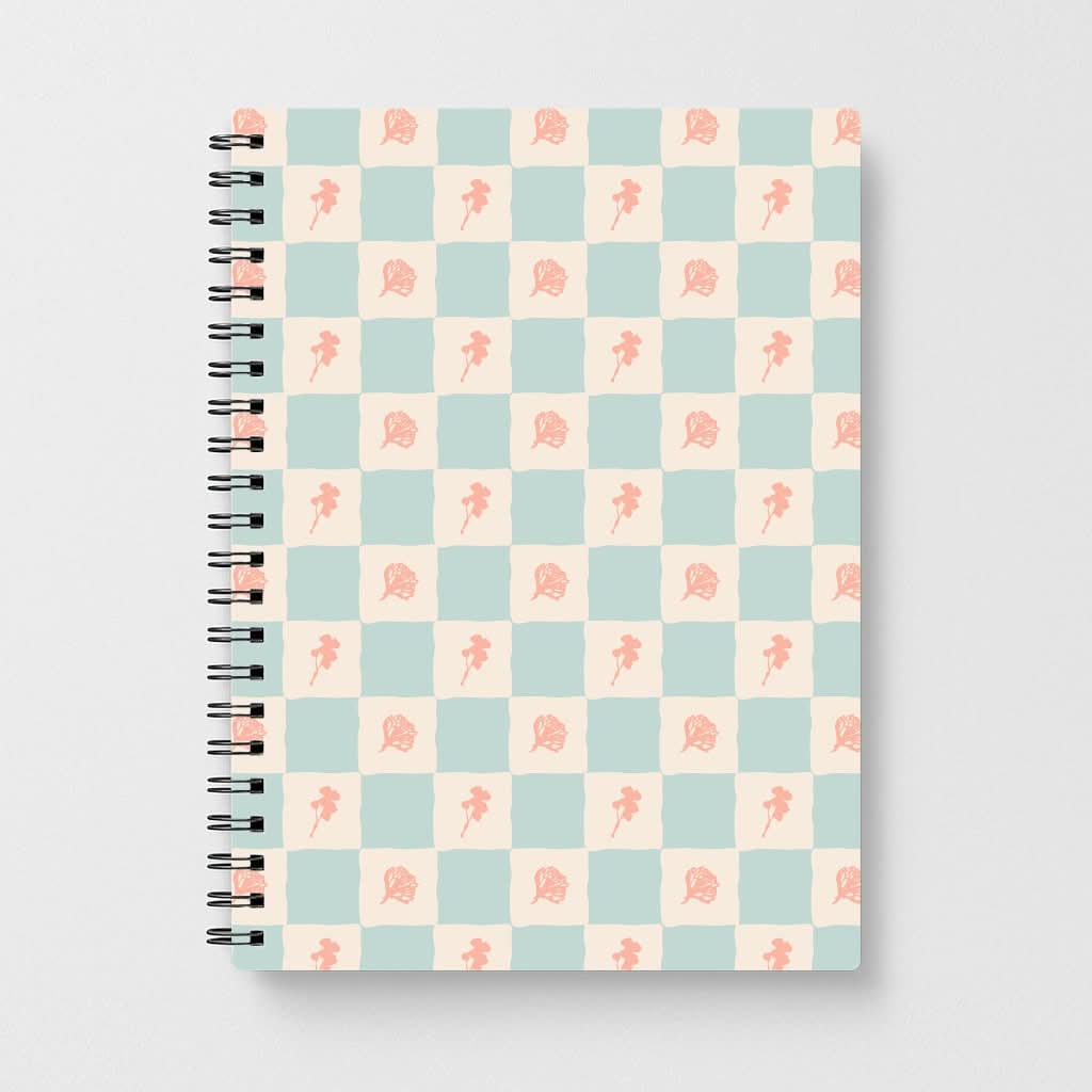 Patchwork Floral Pattern Notebook