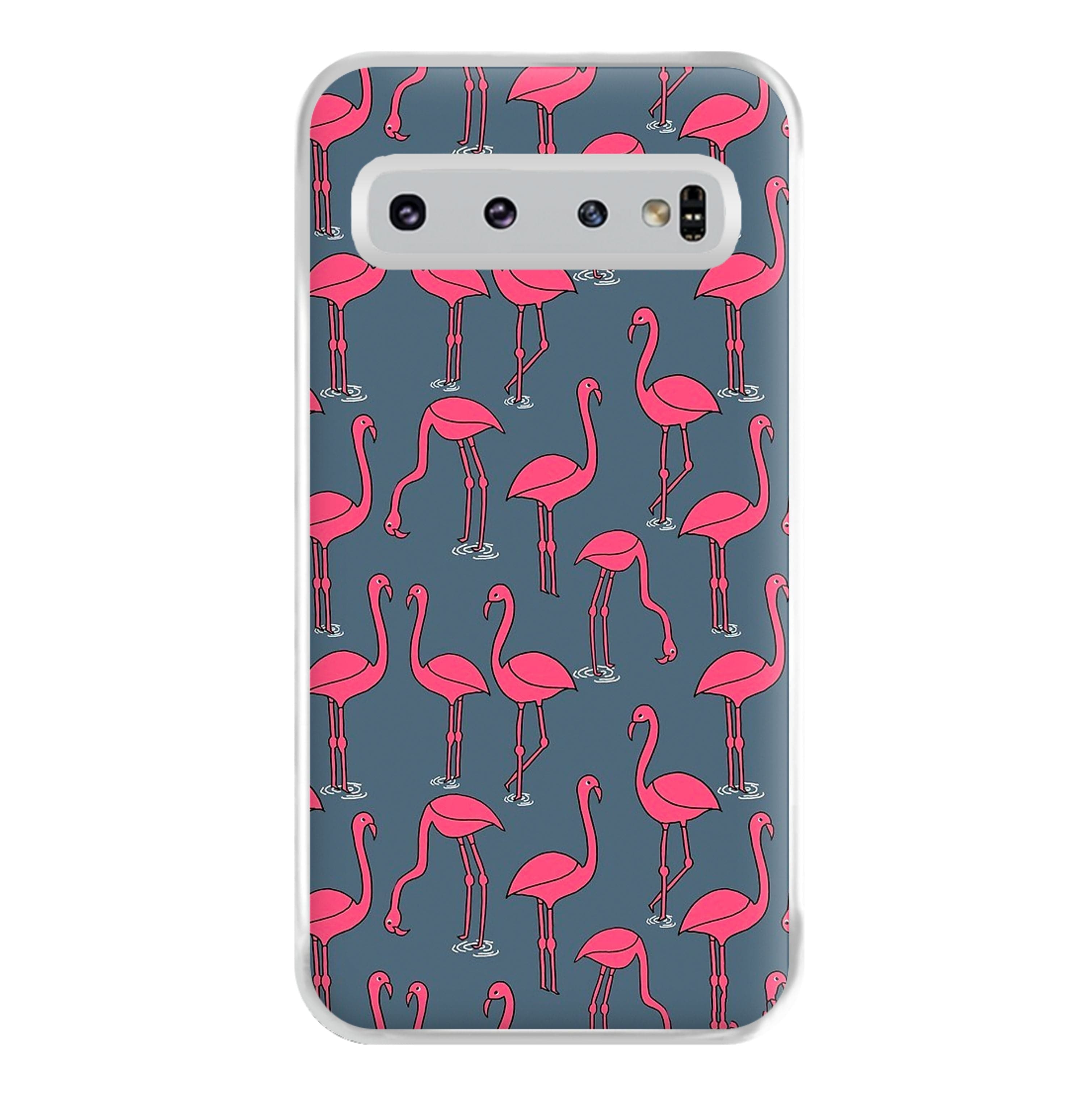 Basic Pink Flamingo Pattern Phone Case