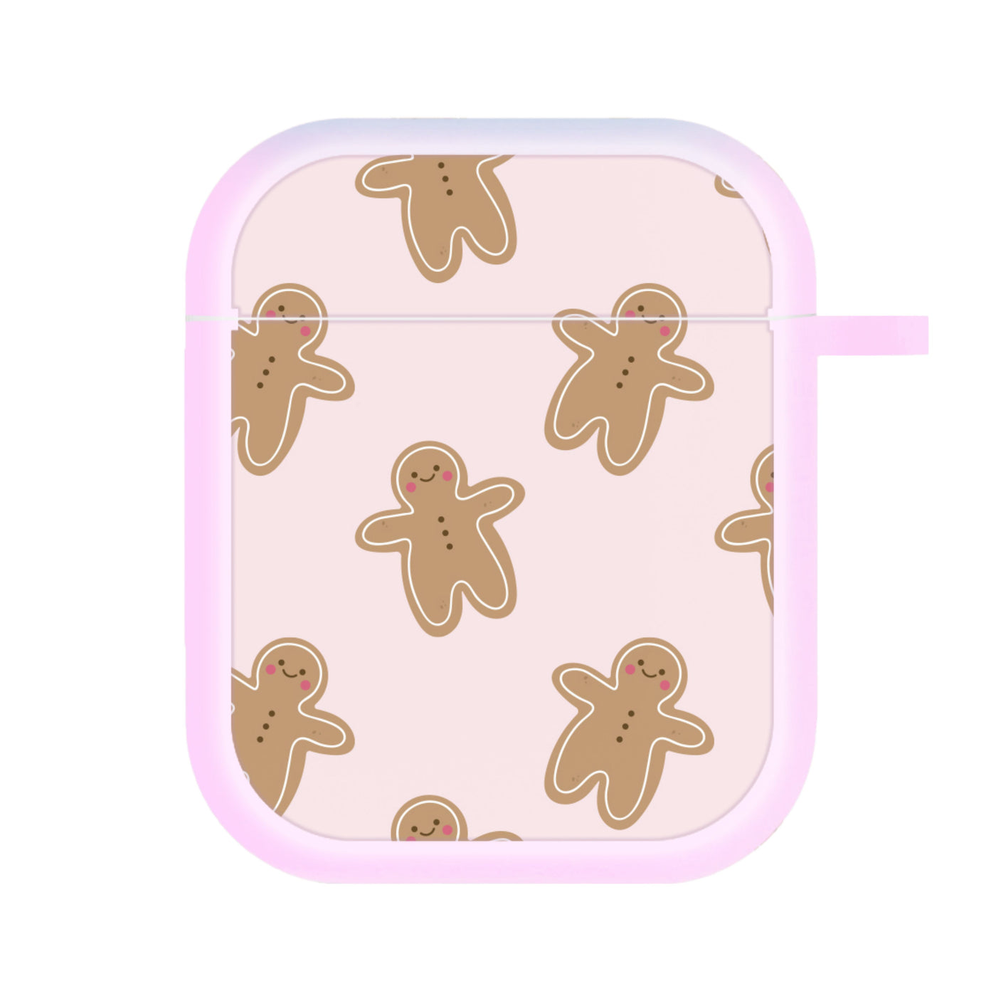 Gingerbread Men Christmas Pattern AirPods Case