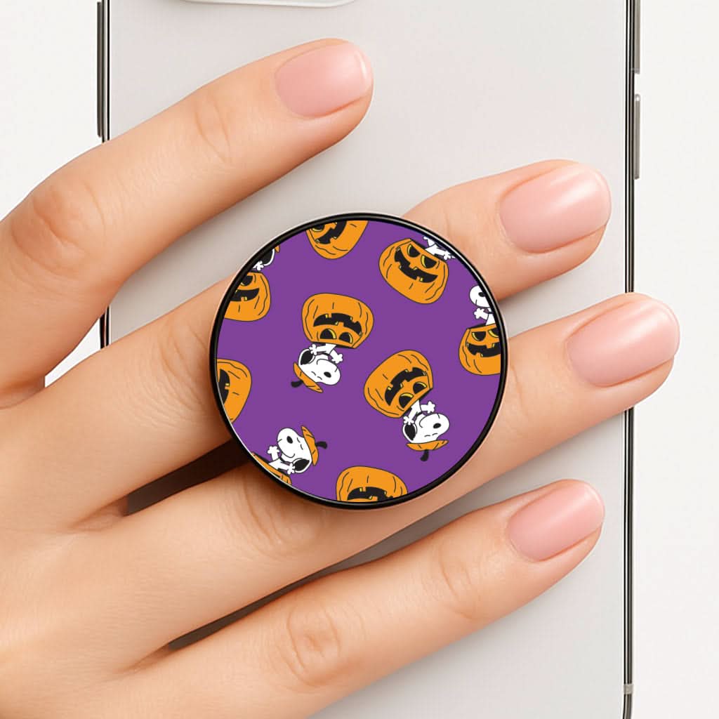 Cartoon Beagle Pumpkin Pattern FunGrip