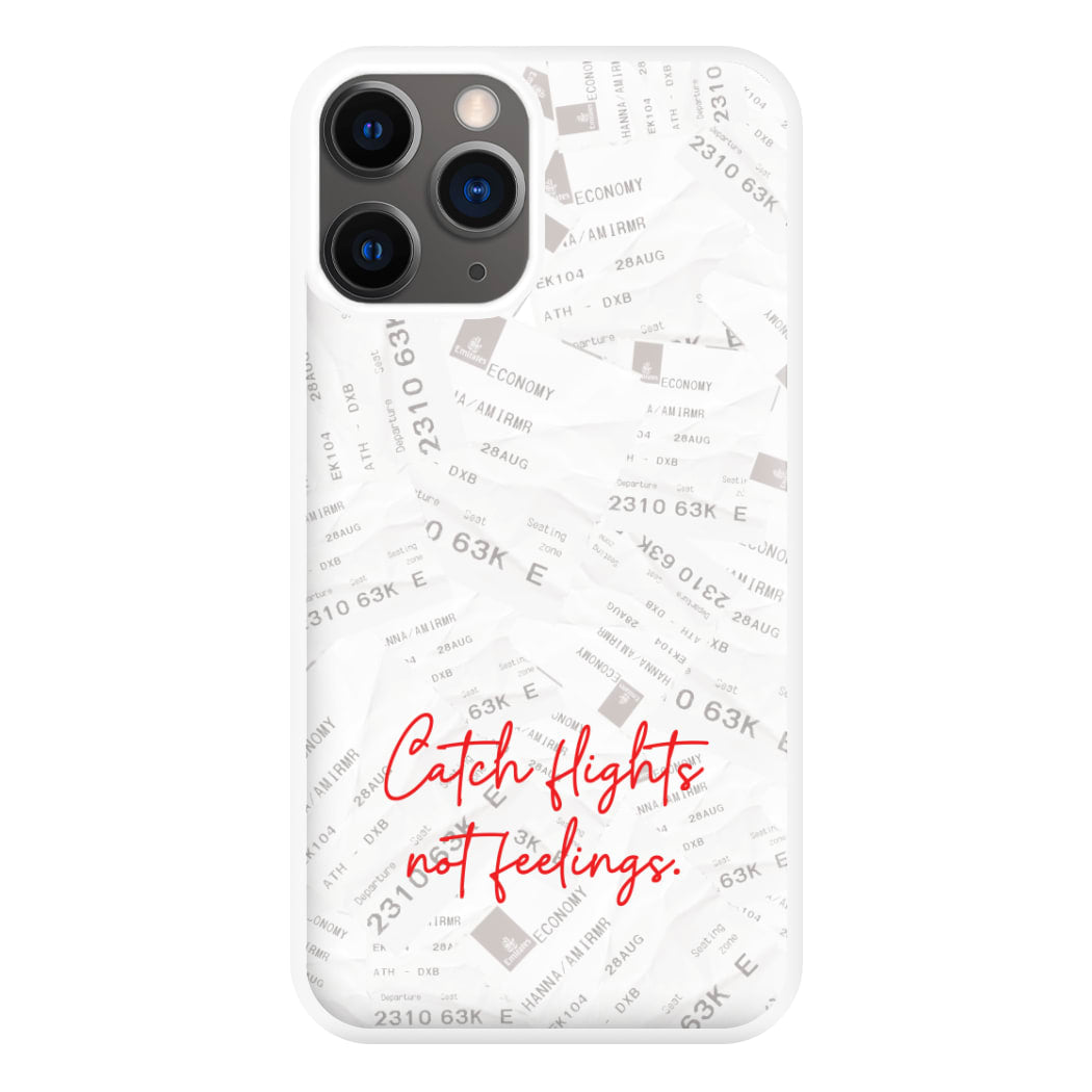 Catch Flights Not Feelings Collage iPhone 12 Pro Max Case