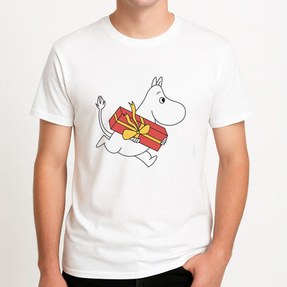 Red Present Moom Mens T-Shirt