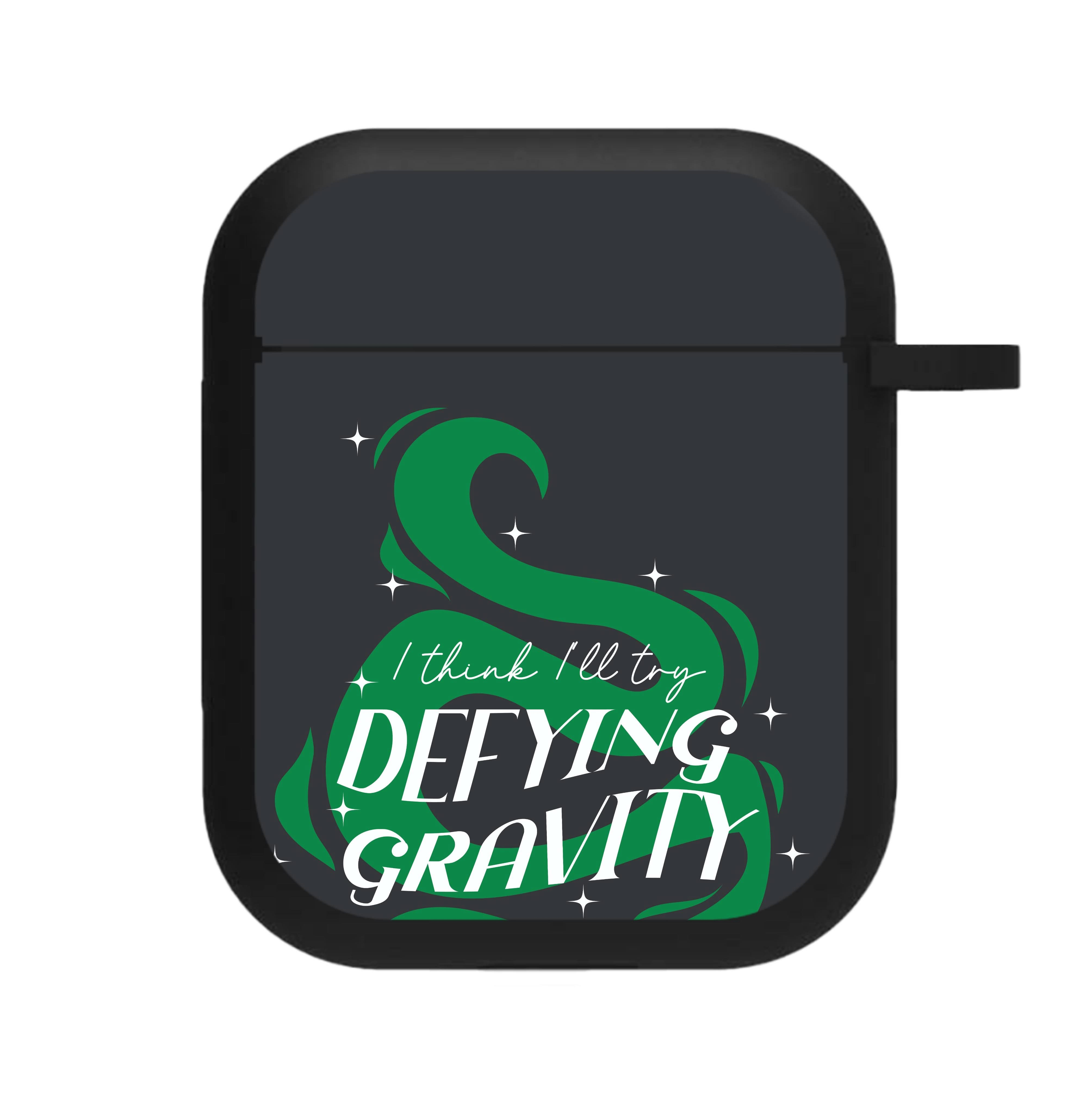 I Think I'll Try Defying Gravity AirPods Case