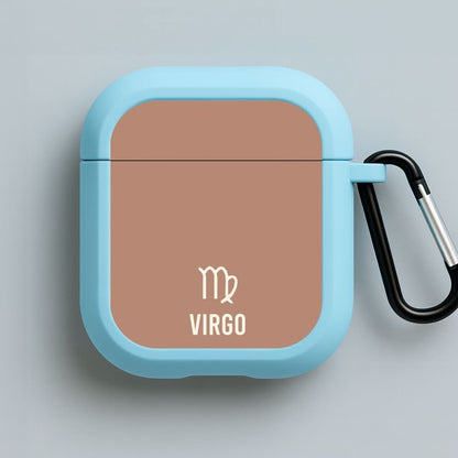 Virgo Pastel Zodiac Blue AirPods Case