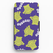 Toy Aliens Silhouette Pattern Flip / Wallet Phone Case 1