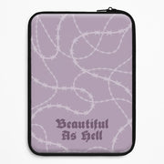Beautiful As Hell Pattern Laptop Sleeve 1