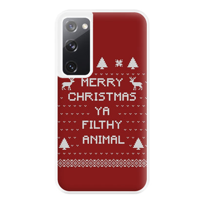 Merry Christmas Ya Filthy Animal Phone Case