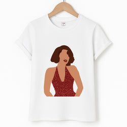 Red Sparkly Dress Unisex T-Shirt