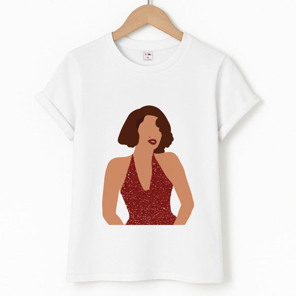 Red Sparkly Dress Unisex T-Shirt