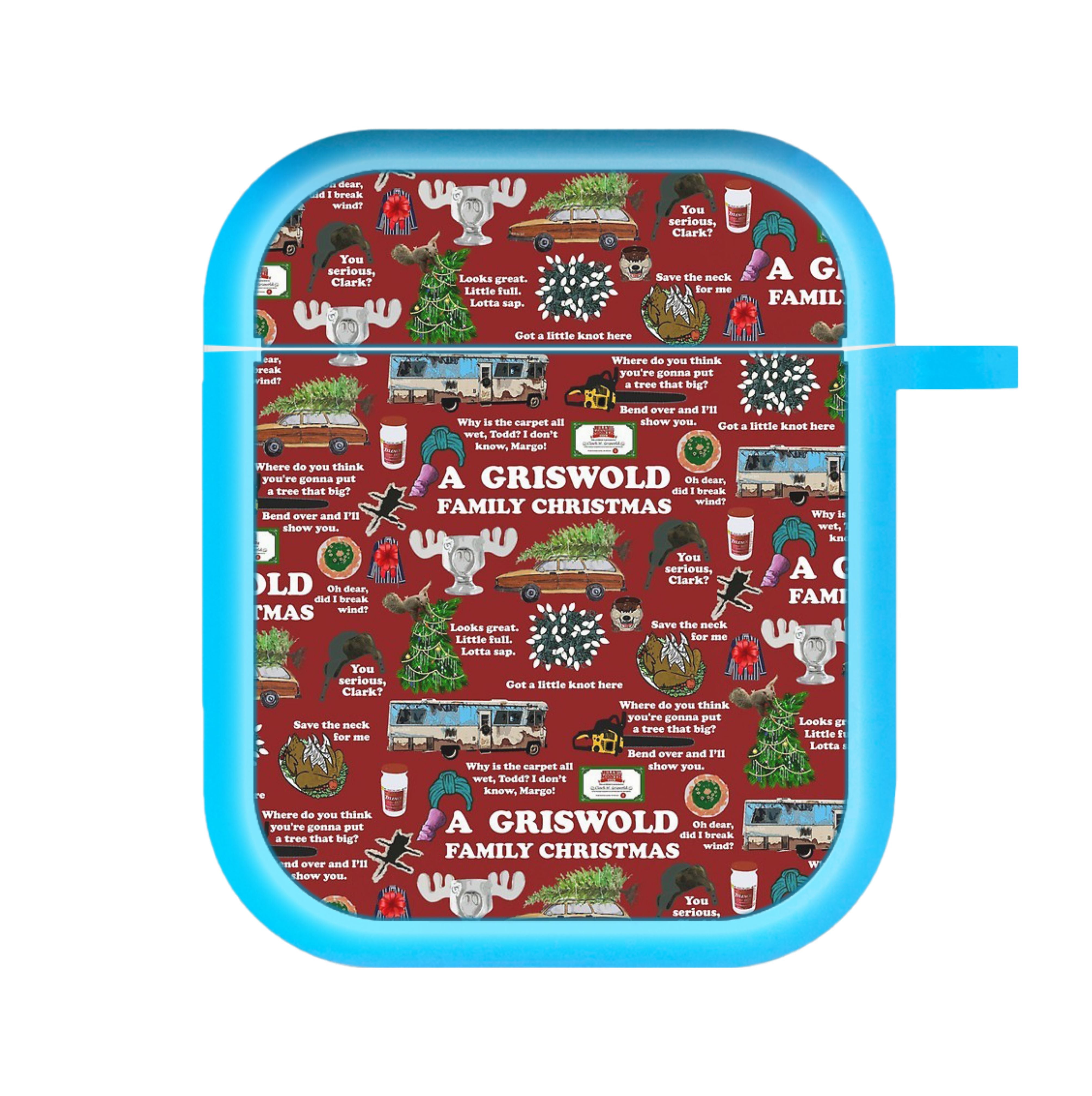 Christmas Holiday Collage AirPods Case