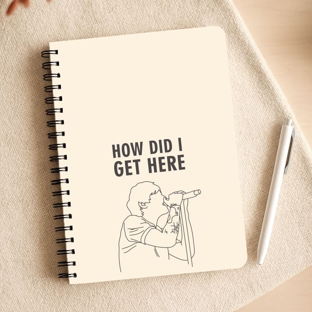 How Did I Get Here Outline Notepad