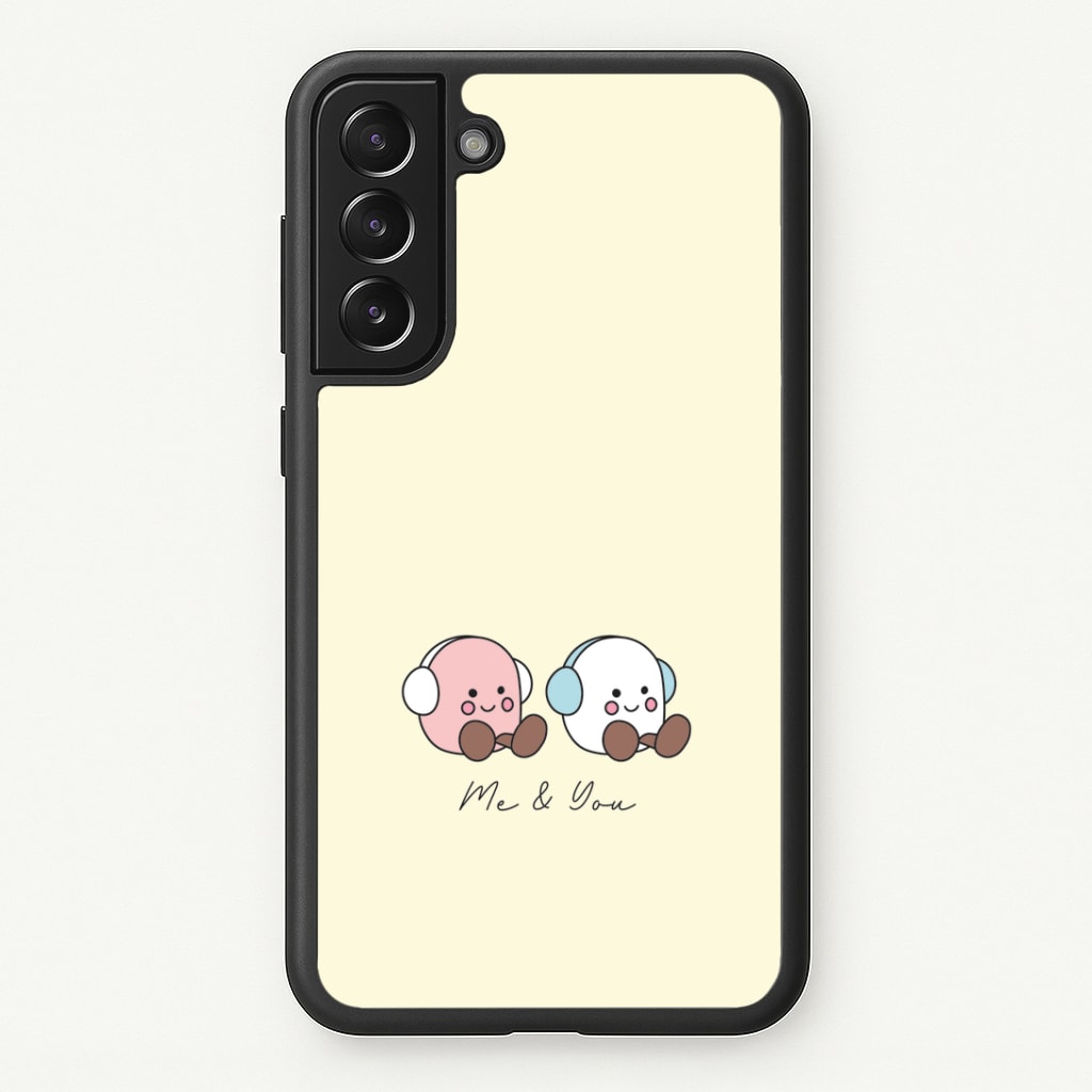 Cute Christmas Marshmellow Plushies Galaxy S22 Plus Case