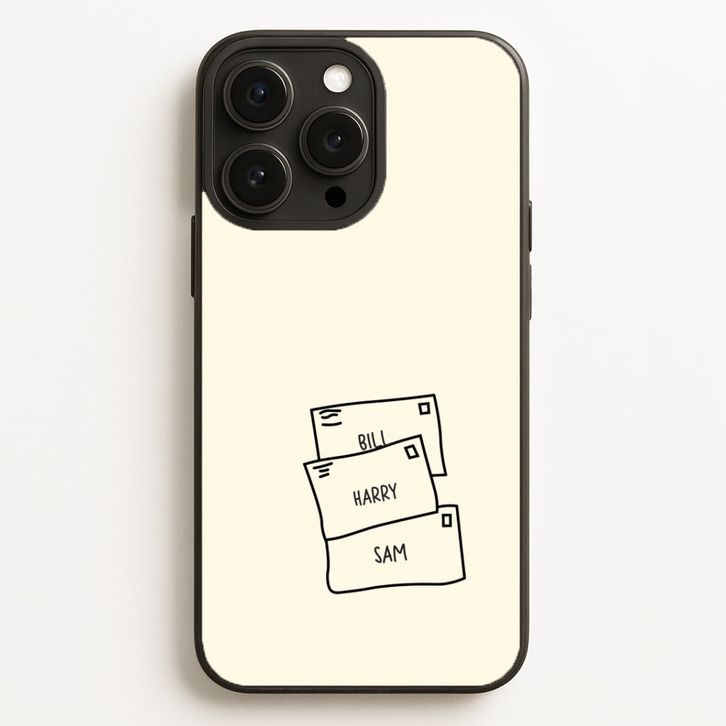 Bill, Harry And Sam Phone Case