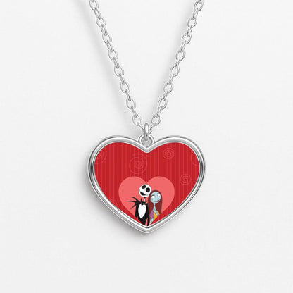 J And S Heart Heart Necklace