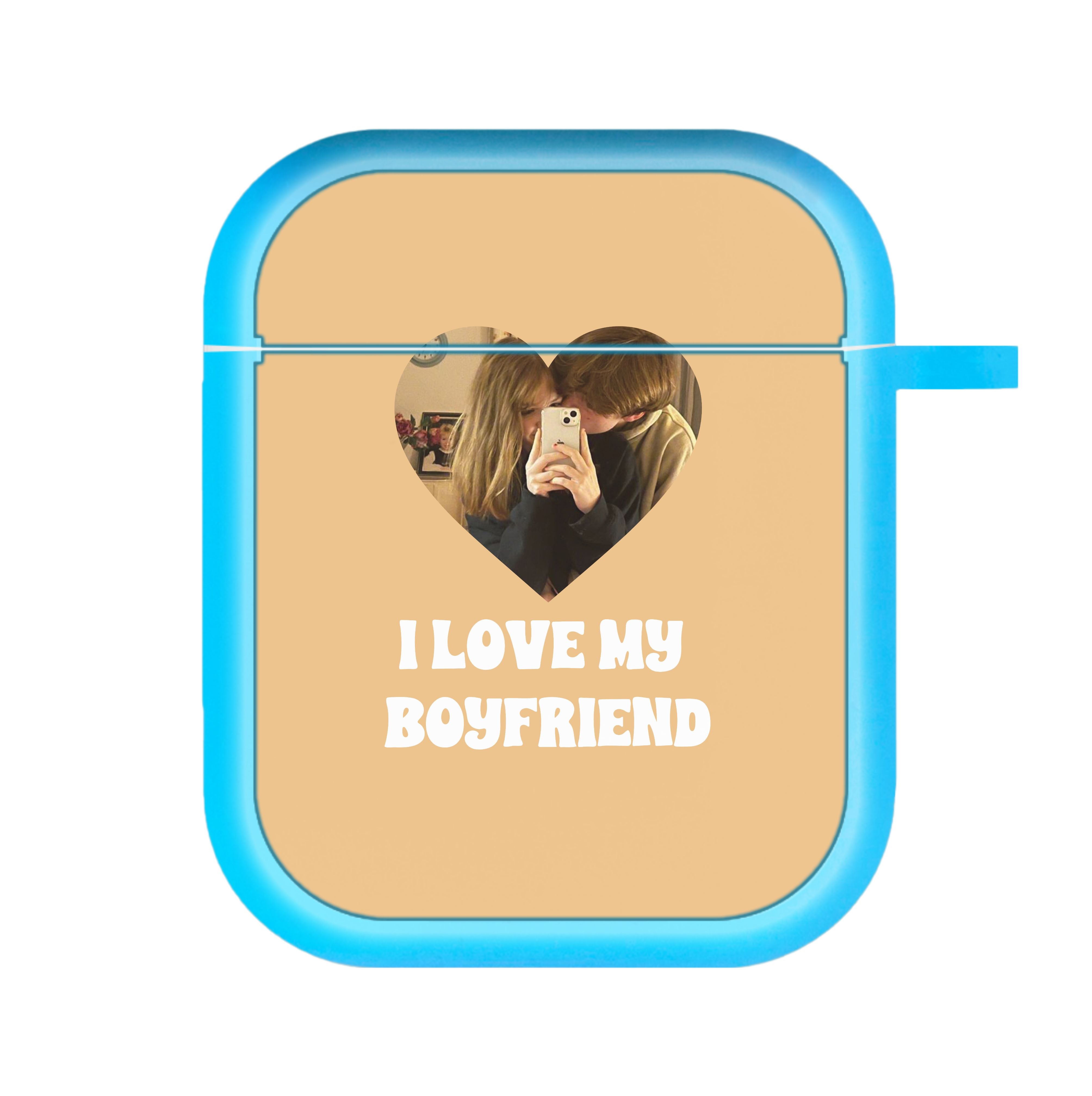 I Love My Boyfriend - Personalised Couples AirPods Case