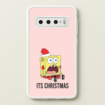 It's Christmas Cartoon Sponge Galaxy S10 Case