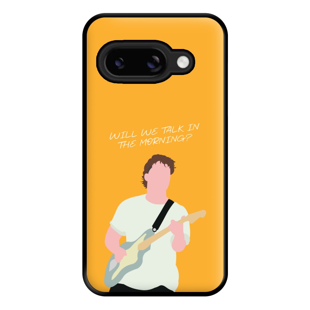 Will We Talk In The Morning Yellow Google Pixel 9a Case