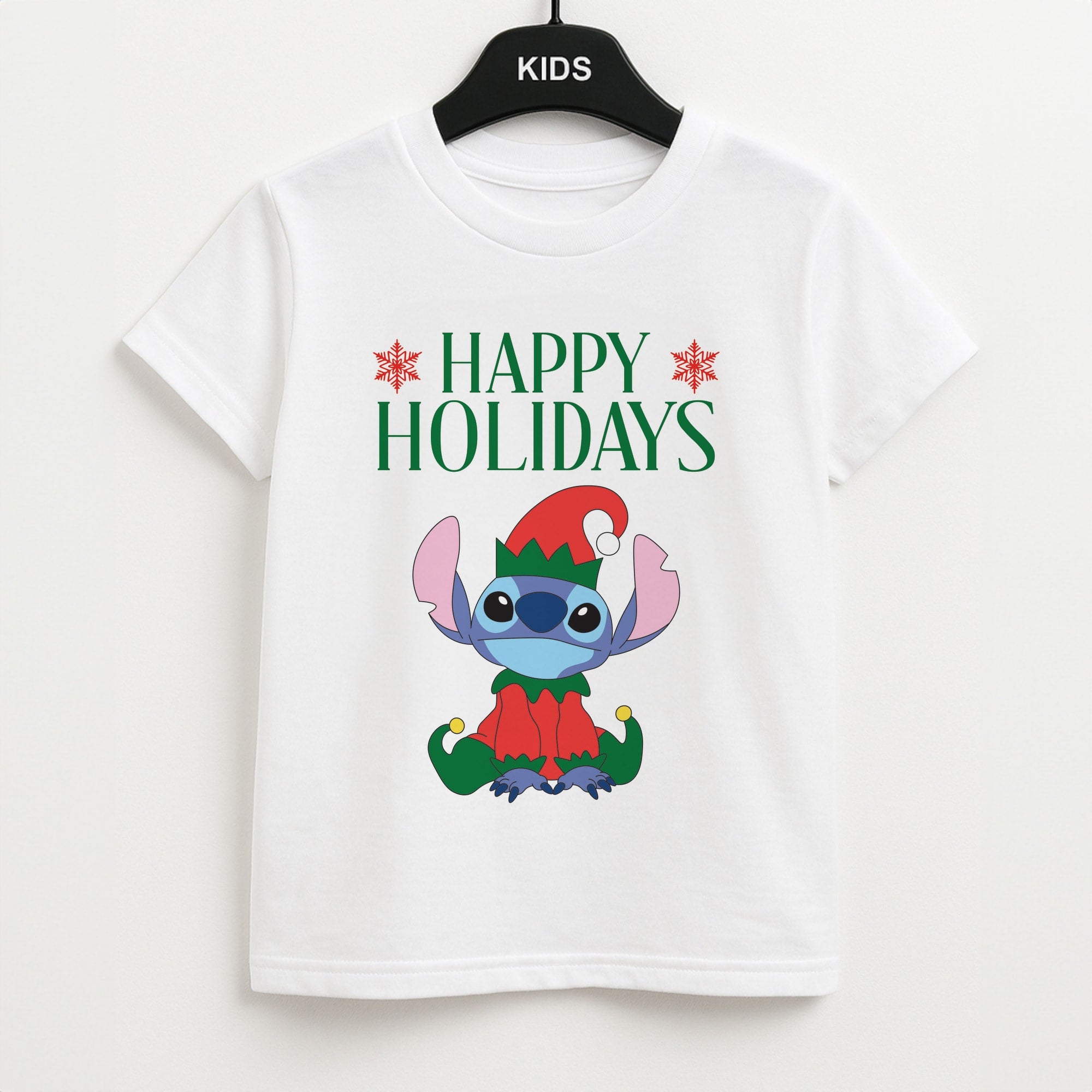 Cute Blue Alien Elf Kids T-Shirt