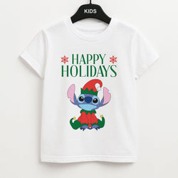Cute Blue Alien Elf Kids Unisex T-Shirt