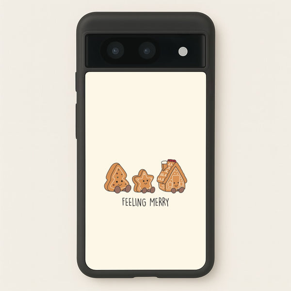 Gingerbread Plushies Quote Google Pixel 8a Case