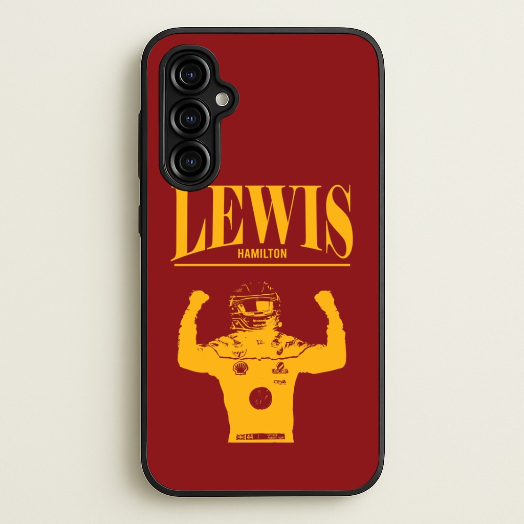 Lewis Red And Gold Galaxy A54 Case