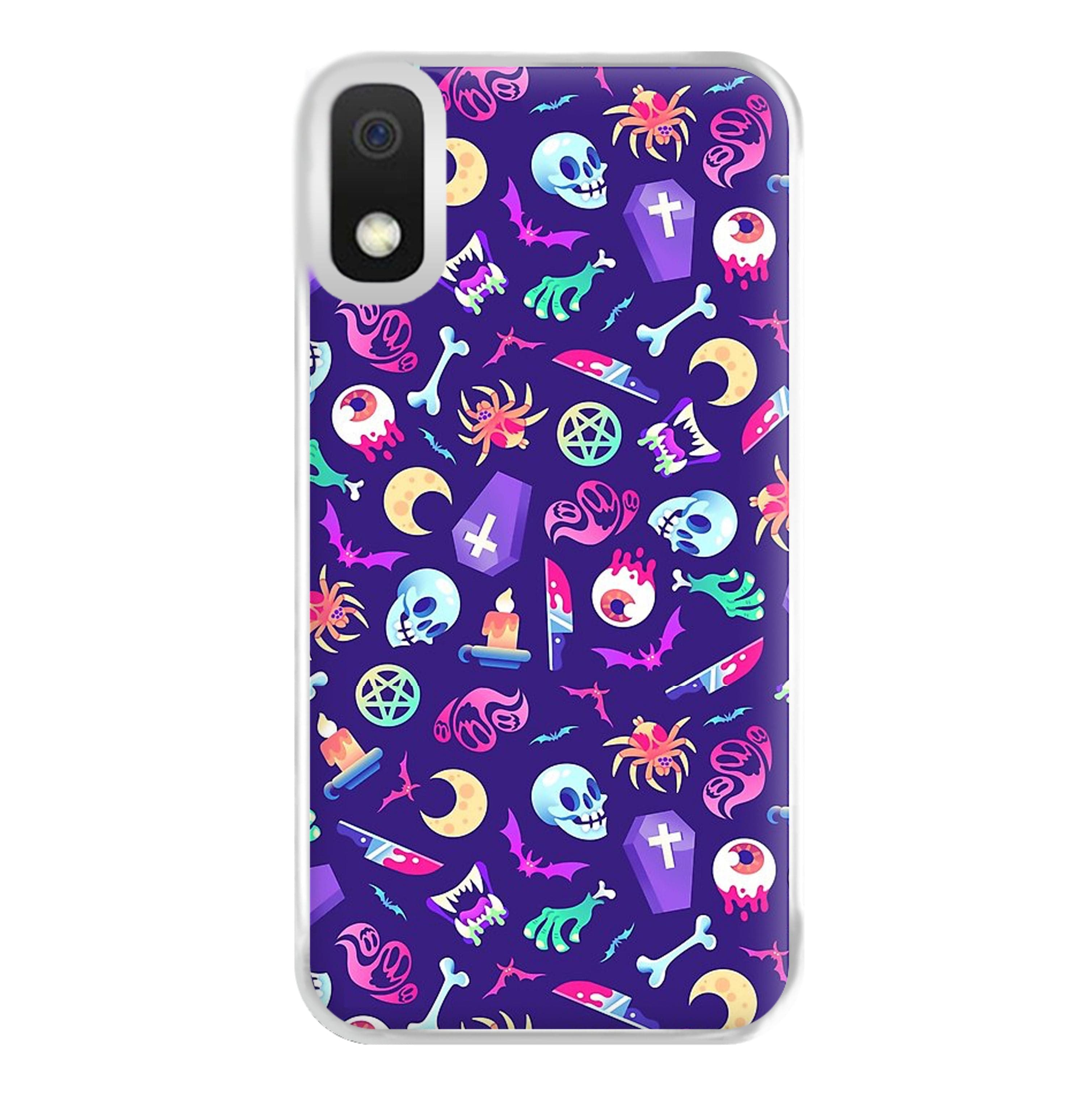 Horroriffic Halloween Pattern Phone Case