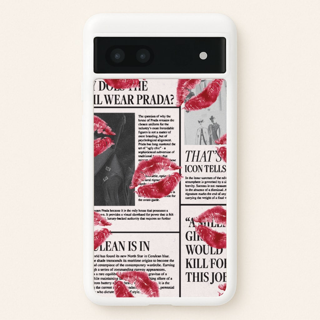 Headline Kisses Google Pixel 7a Case