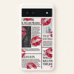 Headline Kisses Google Pixel 7a Case