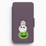 Nightmare Pumpkin Tower Flip / Wallet Phone Case 1