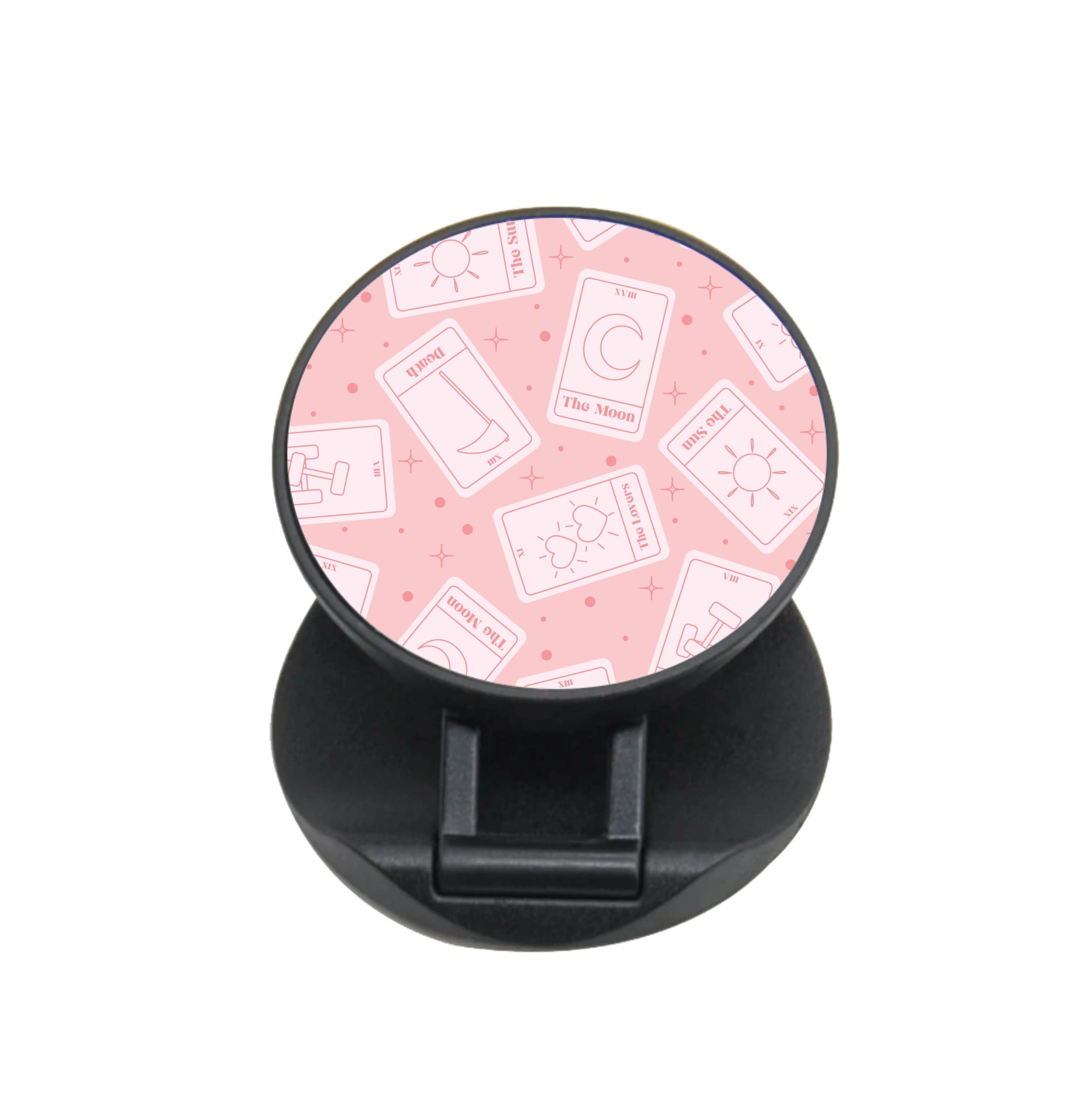 Pastel Pink Tarot Cards Pattern FunGrip
