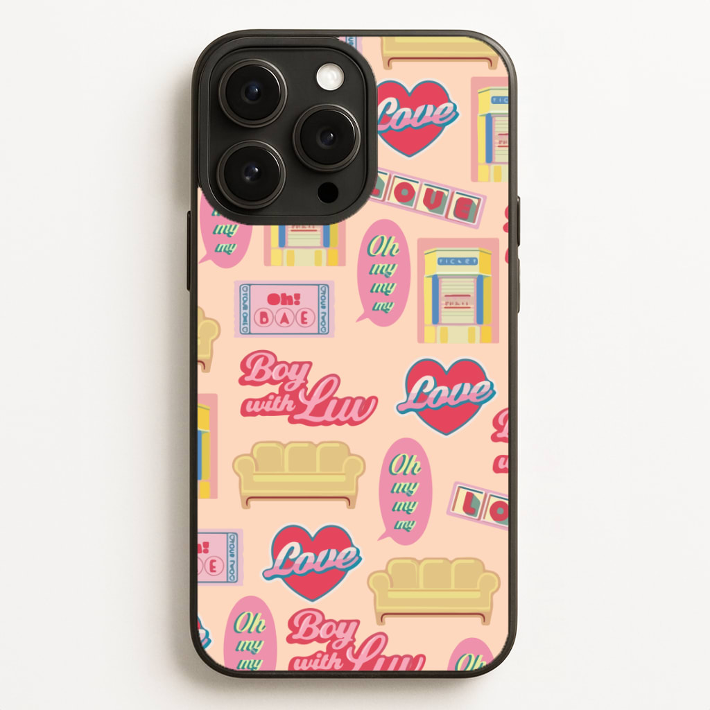 K-Pop Band Icon Pattern Phone Case for iPhone, Samsung Galaxy and Google Pixel
