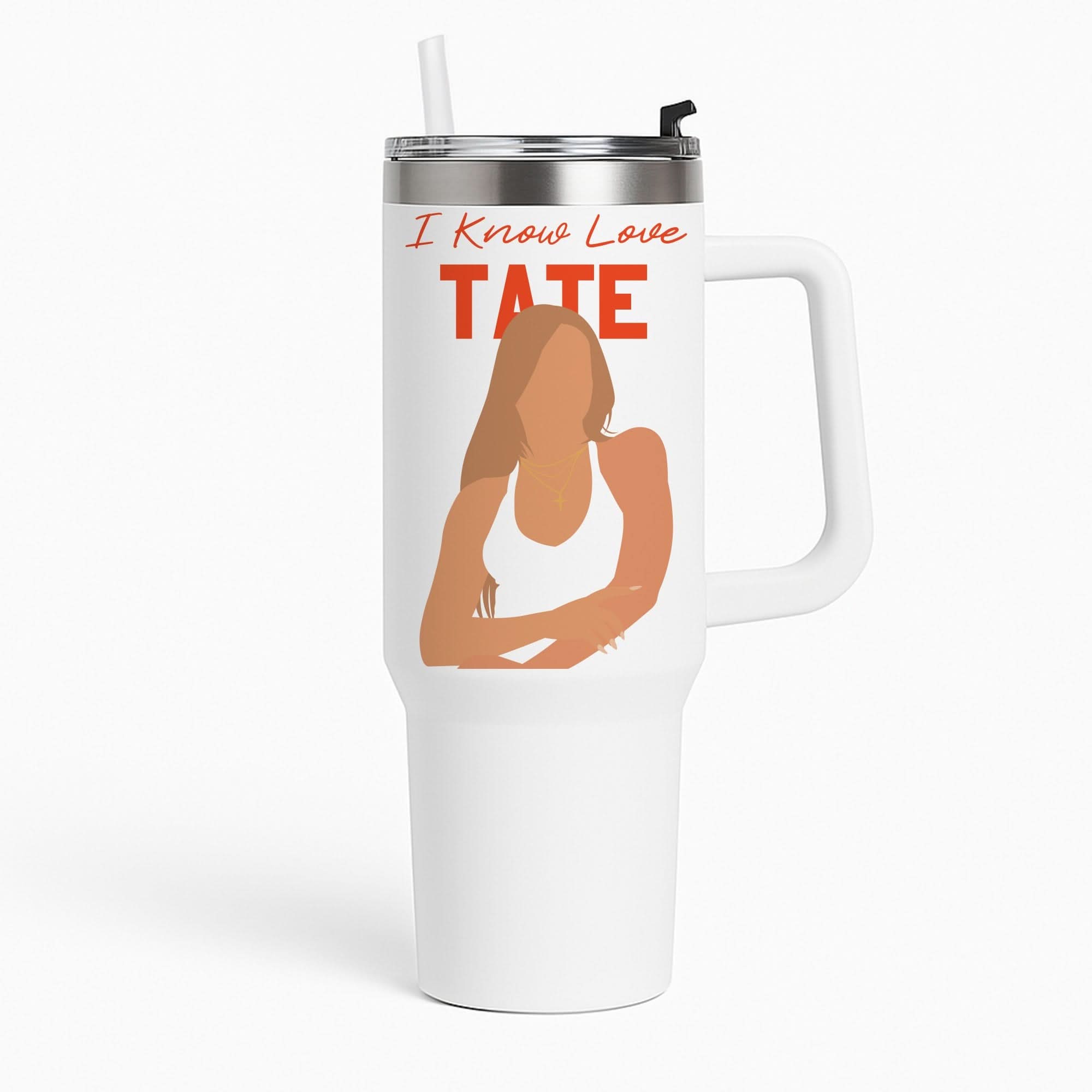 I Know Love Pattern Tumbler