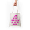 Everything but cases Tote Bags