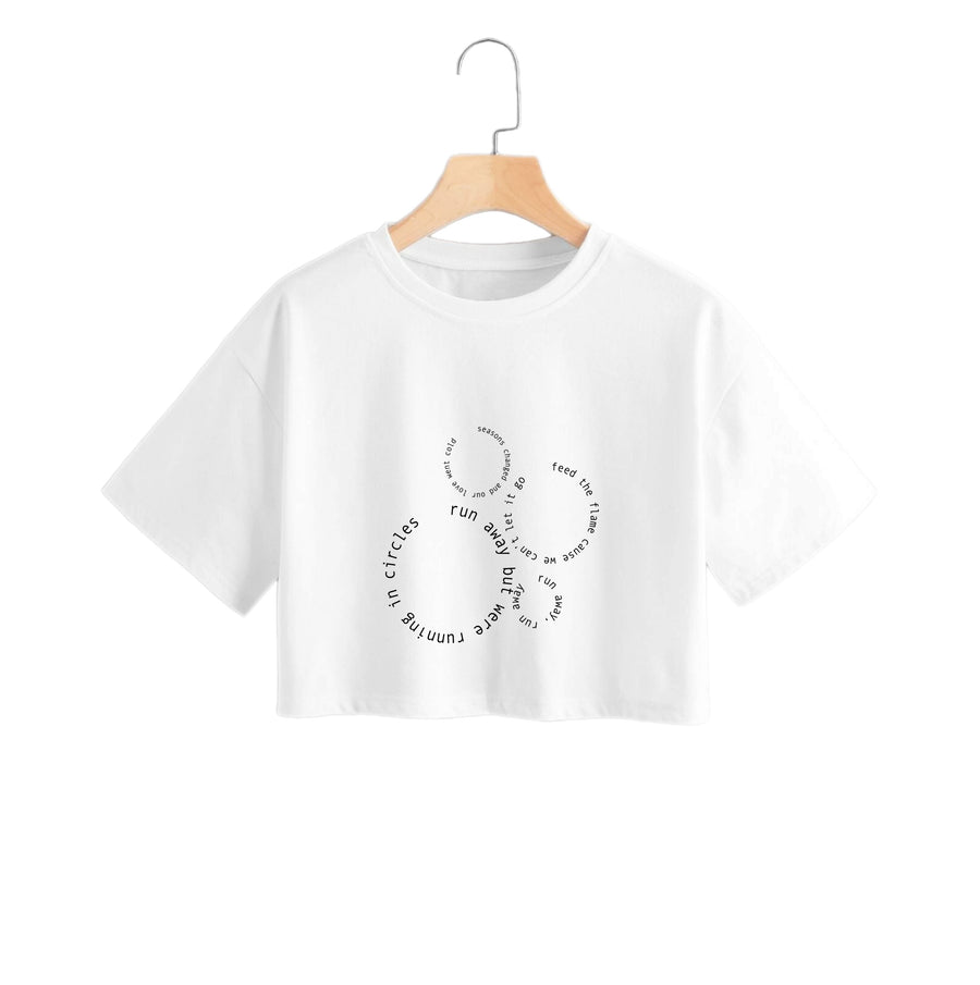Running In Circles - Post Malone Crop Top
