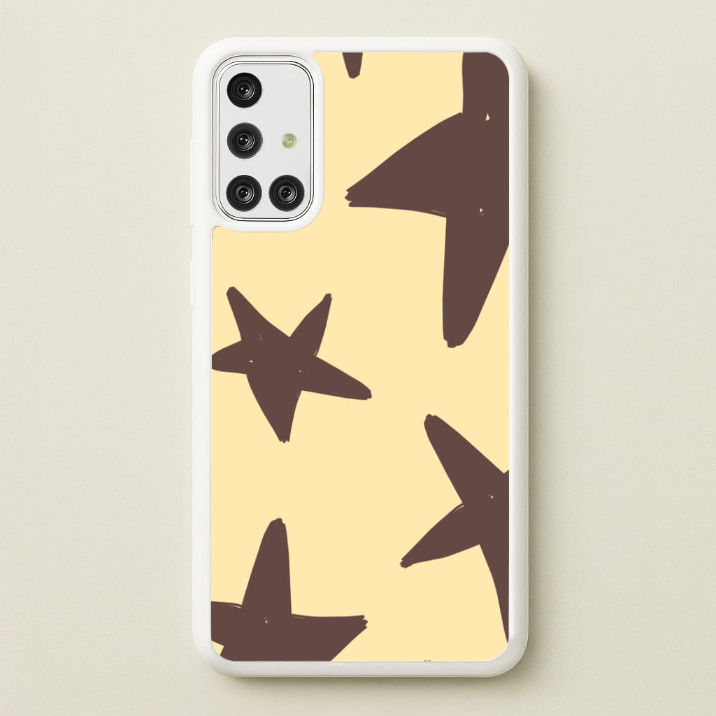 Vanilla & Chocolate Stars Galaxy A71 Case