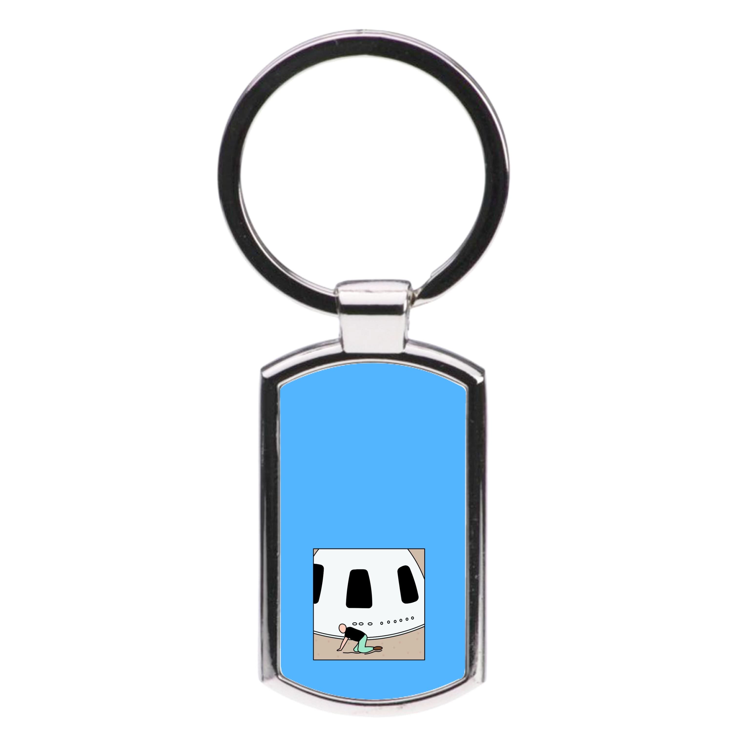 Jeff Falling Over Luxury Keyring