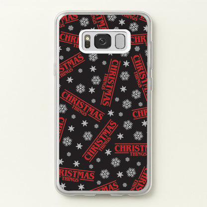 Christmas Things Snowflake Pattern Galaxy S8 Plus Case