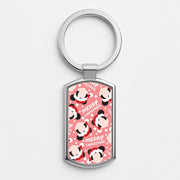 Merry Christmas Cartoon Mouse Pattern Luxury Keyring 1