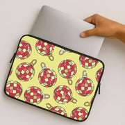 Disco Baubles Pattern Laptop Sleeve 2