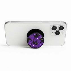 Cartoon Black Cats And Stars Pattern Phone Stand