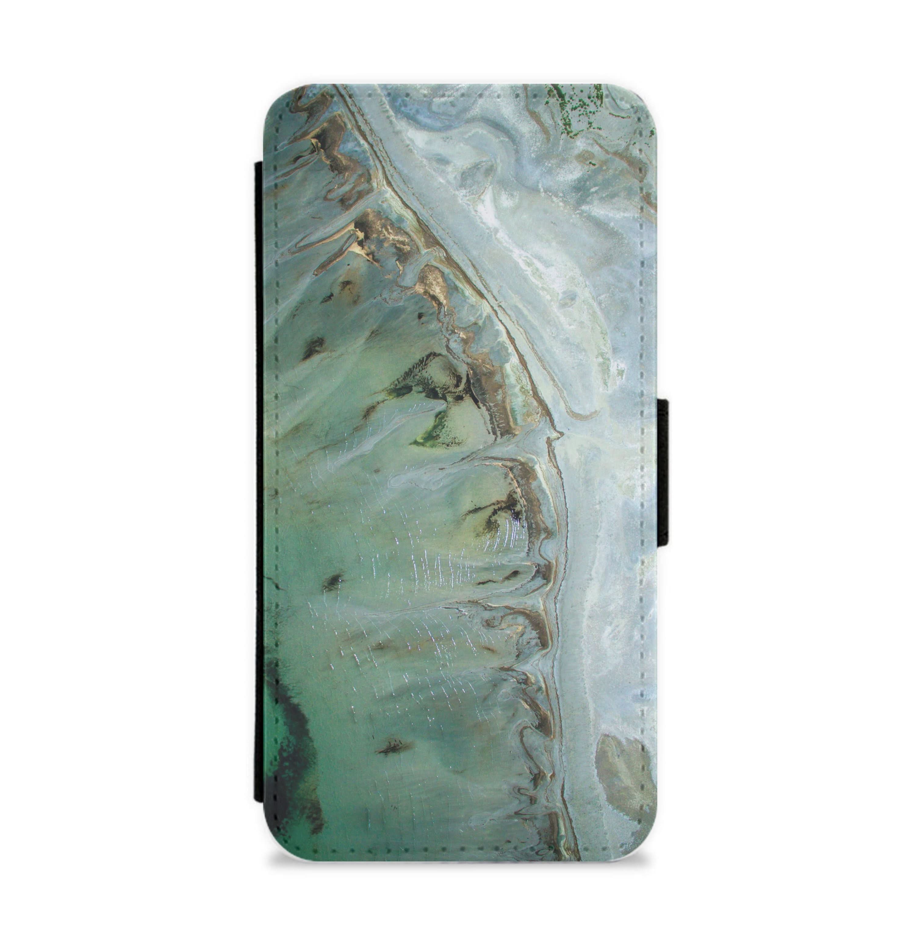 Emerald Marble  Flip / Wallet Phone Case