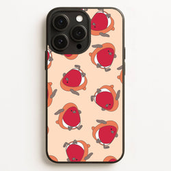 Christmas Robin Plush Pattern iPhone 16 Pro Case