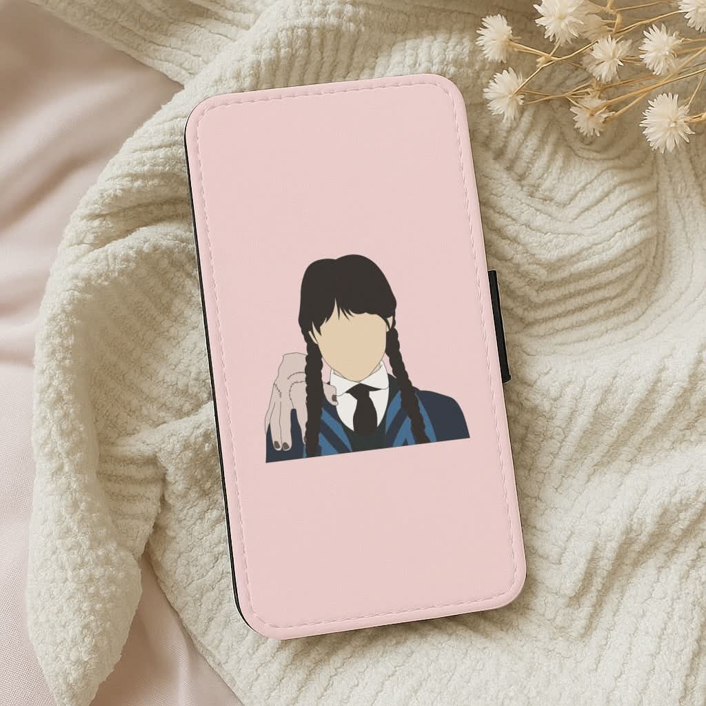 Wednesday And Thing Leather Phone Case