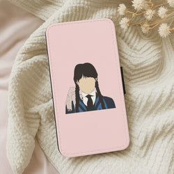 Wednesday And Thing Leather Phone Case