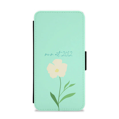 Baby Blue Mum Est Flip / Wallet Phone Case