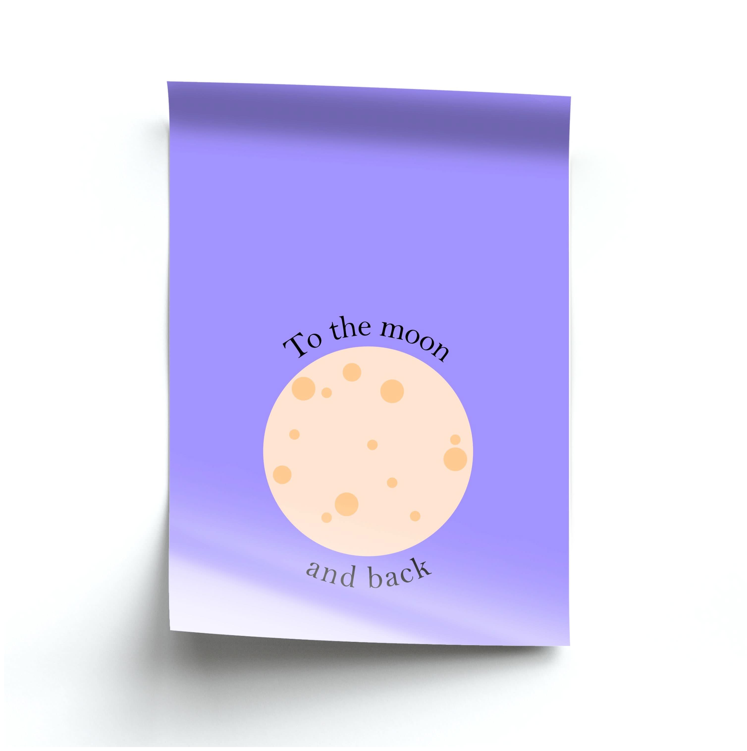 To The Moon And Back Poster