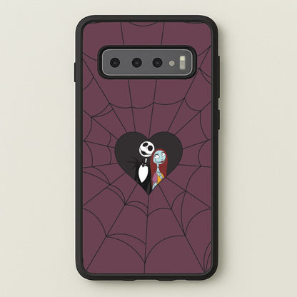 J And S Cobweb Heart Galaxy S10 Plus Case